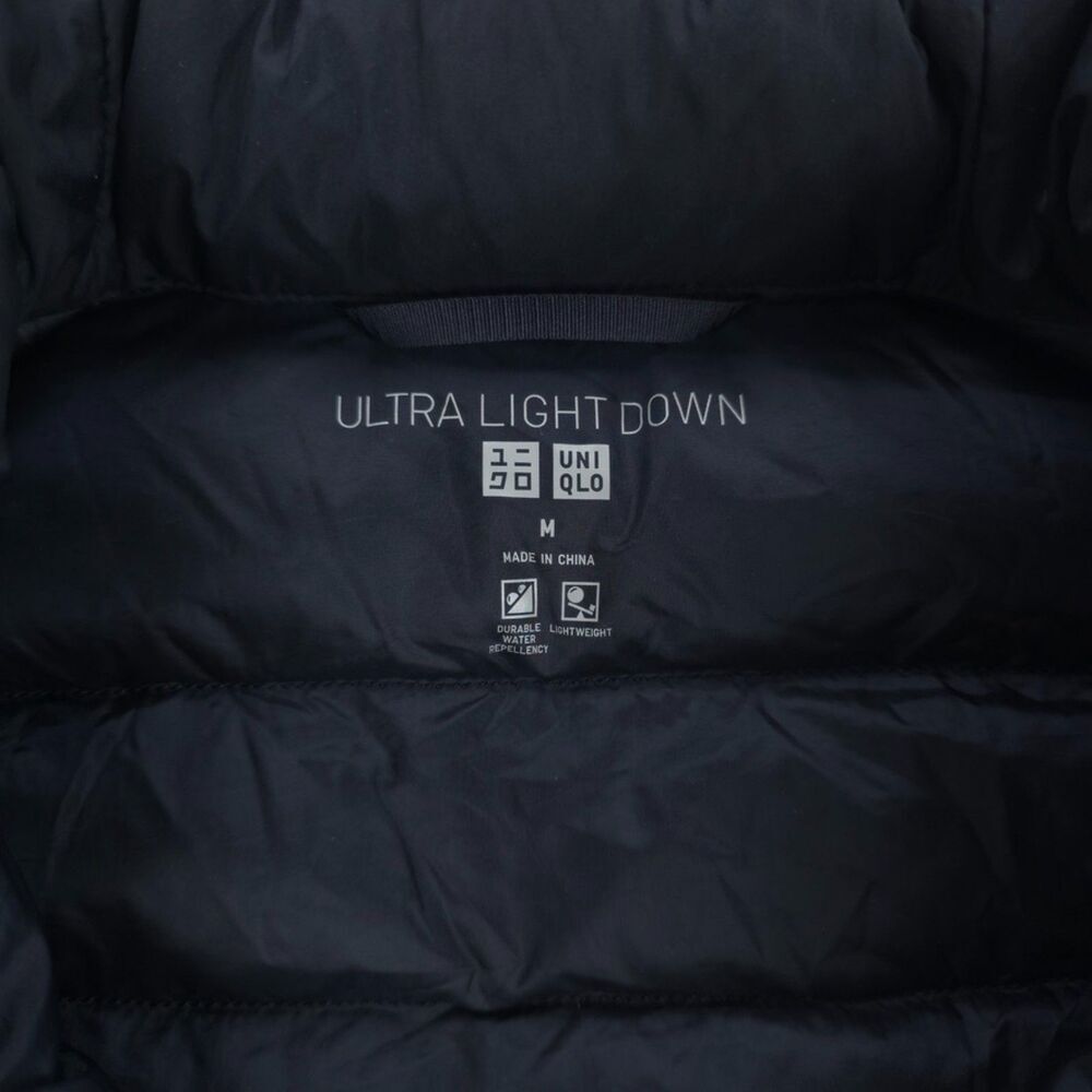 NEW Uniqlo Ultra Light Down Puffer Jacket Navy DWR Soft Shell Minimal Gorpcore - Picture 2 of 6